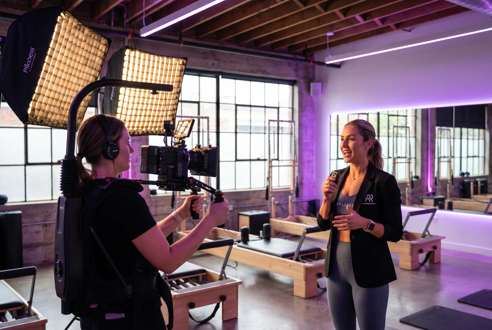 COM Market Leaders Filming content for gyms, allied health and dental clinics